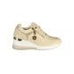 Beige Polyester Athletic Sneakers