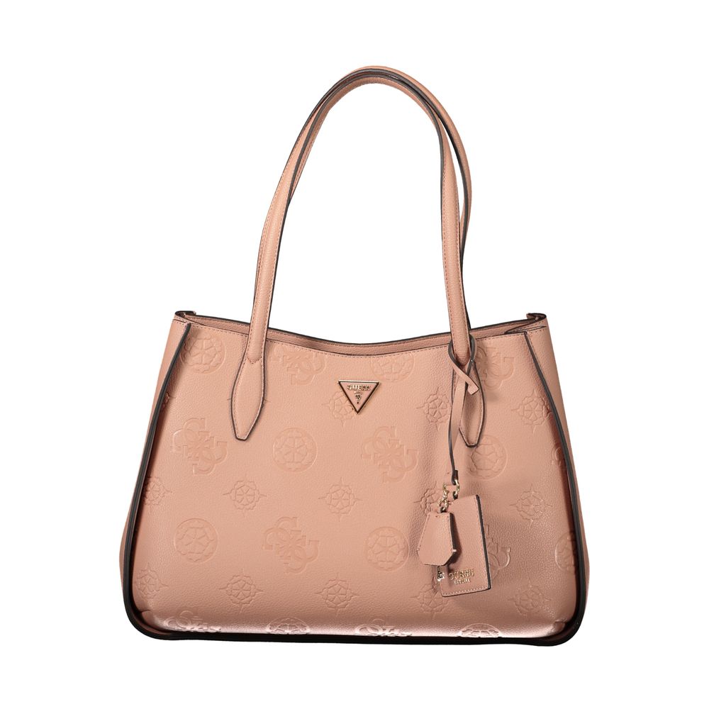 Pink Polyethylene Handbag