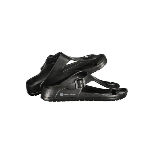 Black Plastic Men's Sandal