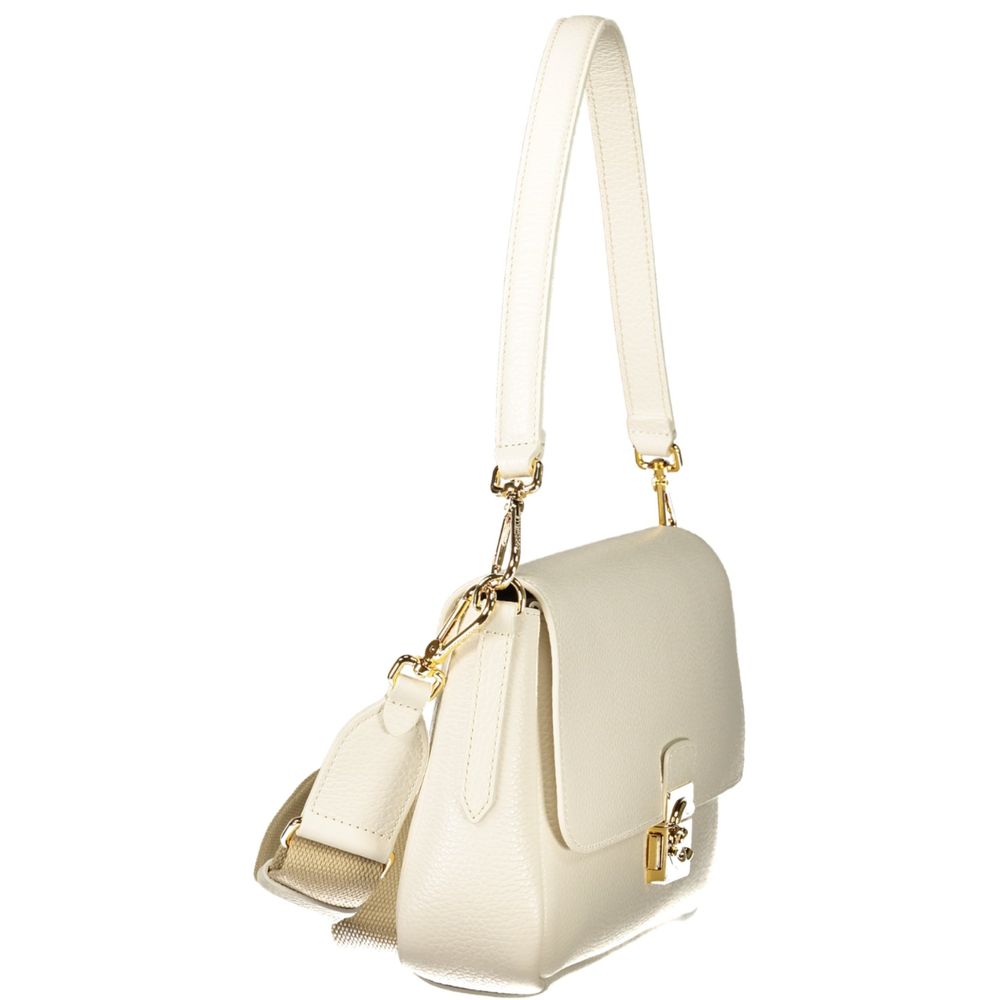White Leather Handbag