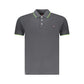 Gray Cotton Polo Shirt