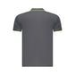Gray Cotton Polo Shirt