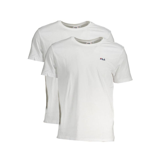 White Cotton Men's T-Shirt