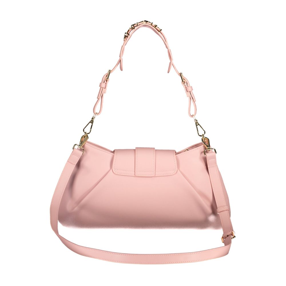 Pink Polyethylene Handbag