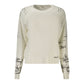 White Viscose Sweatshirt
