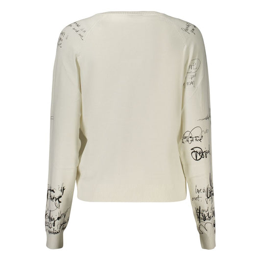 White Viscose Sweatshirt