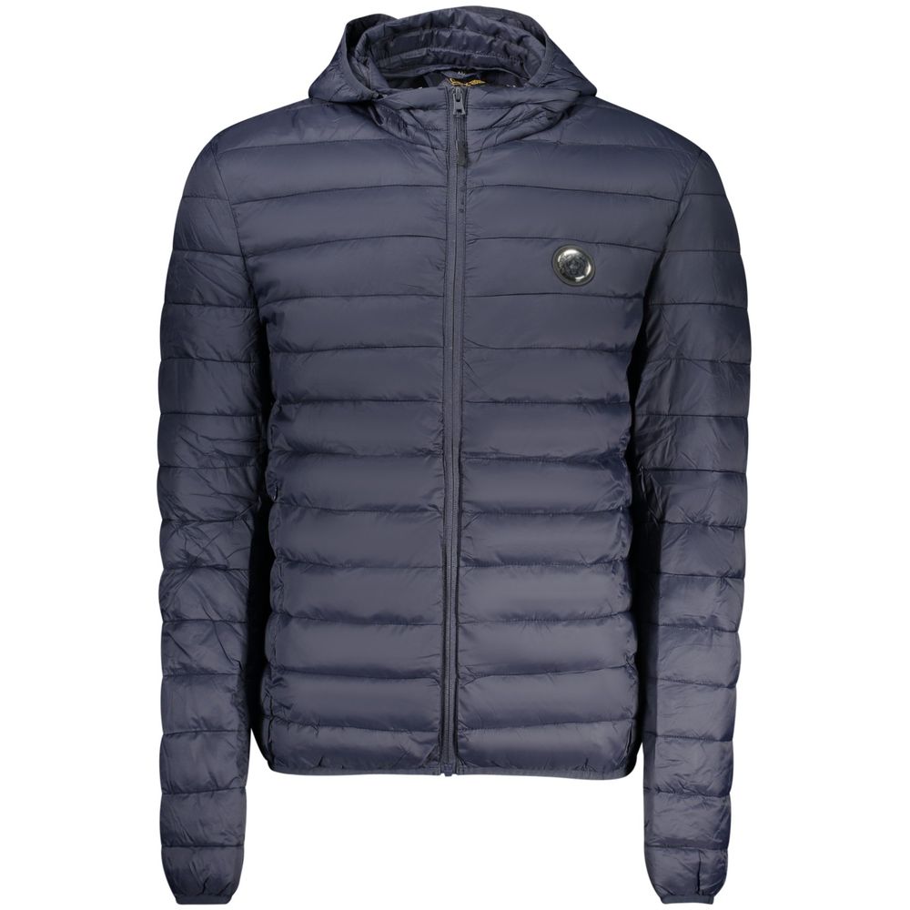 Blue Polyester Shell Jacket