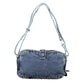 Blue Cotton Handbag