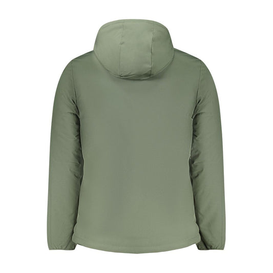 Green Polyester Shell Jacket