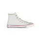 White Synthetic Athletic Sneakers