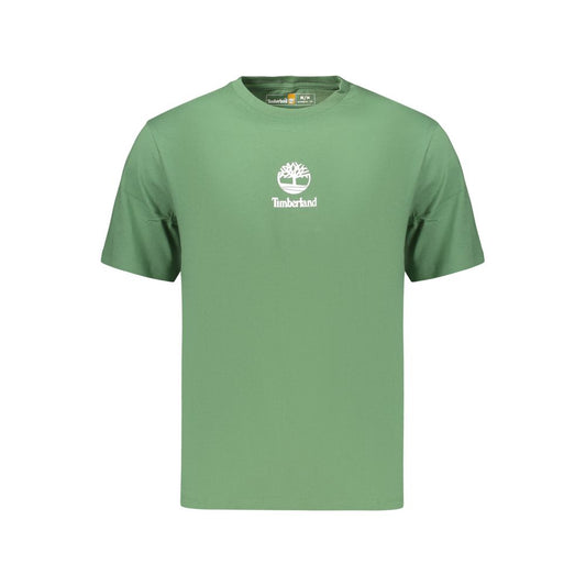 Green Cotton Men's T-Shirt