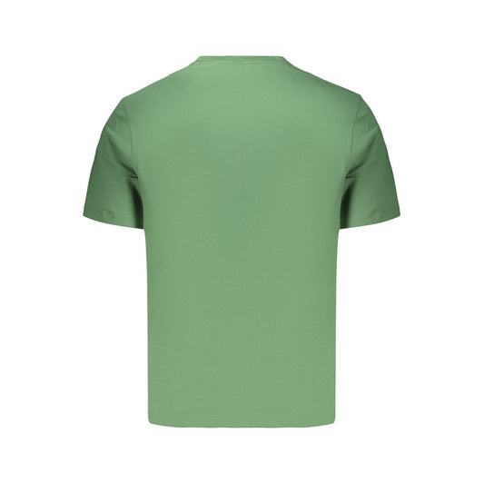 Green Cotton Men's T-Shirt