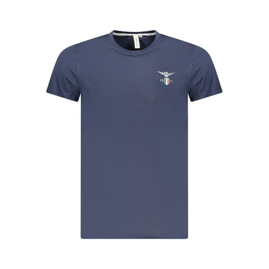 Blu Cotton Mens T-Shirt
