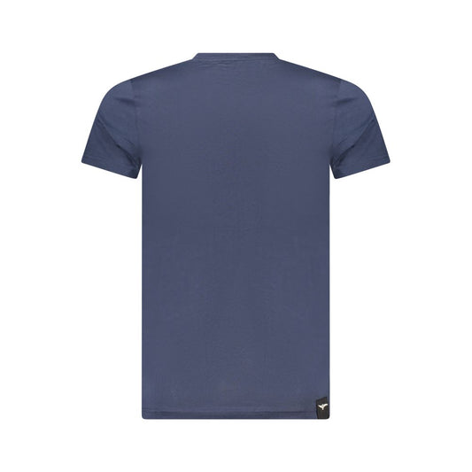 Blu Cotton Mens T-Shirt