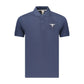 Blue Cotton Polo Shirt