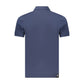 Blue Cotton Polo Shirt