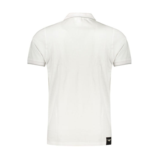 White Cotton Polo Shirt