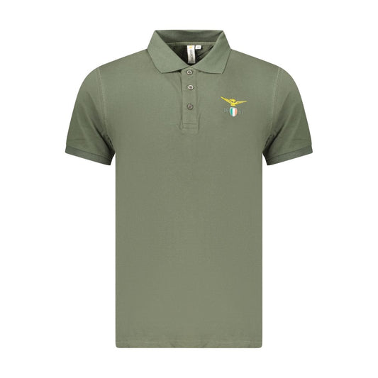 Green Cotton Polo Shirt