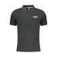 Black Cotton Polo Shirt