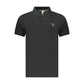 Black Cotton Polo Shirt