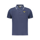 Blue Cotton Polo Shirt
