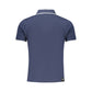 Blue Cotton Polo Shirt