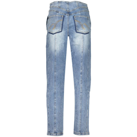 Blue Cotton Jeans Denim