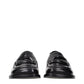 Black Leather Slip-On Loafers