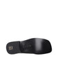 Black Leather Slip-On Loafers