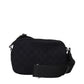 Black Fabric Crossbody Bag