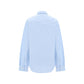 Blue Cotton Dress Shirt