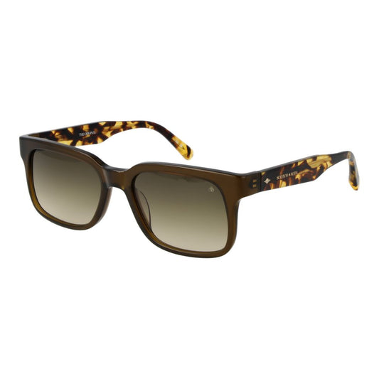 Brown Metal Sunglasses