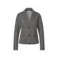 Black Polyester Blazer