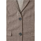 Brown Polyester Blazer