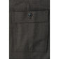 Brown Polyester Cargo Pants
