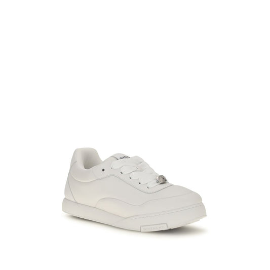 White Calf Leather Bos Taurus Sneakers