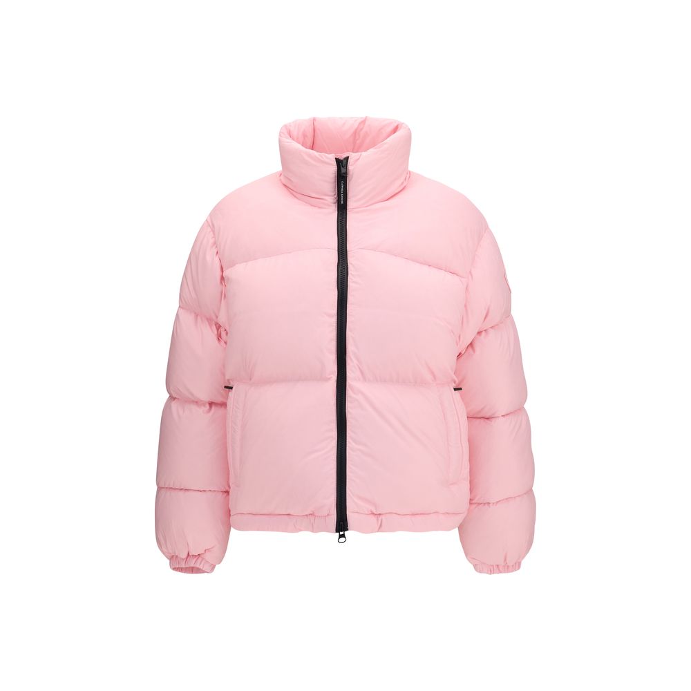 Multicolor Goose Down Full-Length Jacket