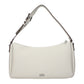 Gray Leather Shoulder Bag
