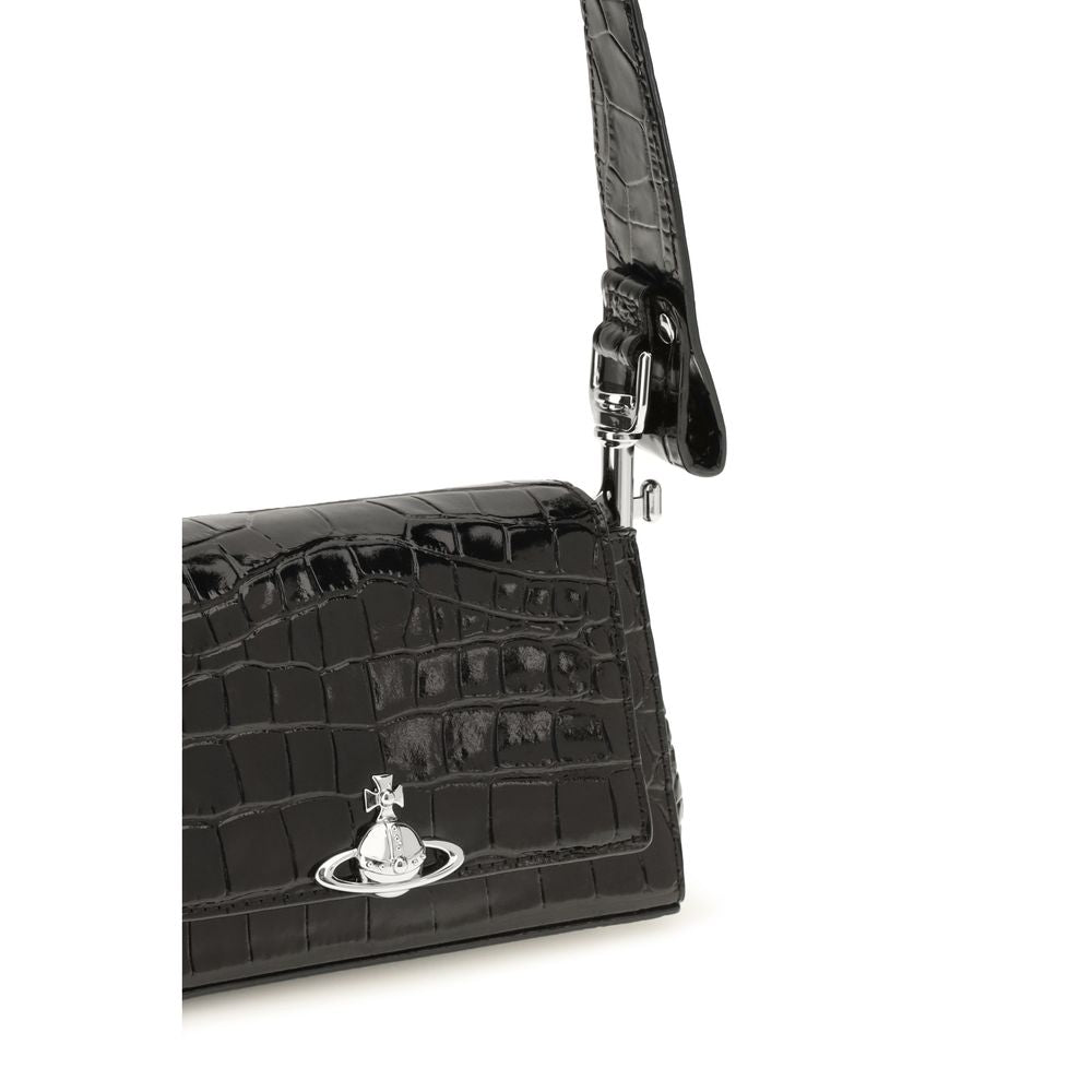 Black Calf Leather Bos Taurus Handbag