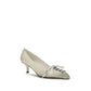 White Calf Leather Bos Taurus Lace-Up