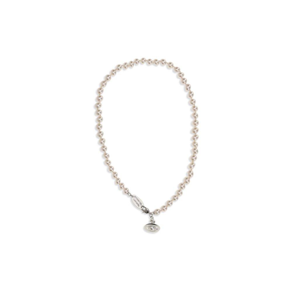 Beige Brass Necklace