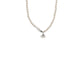 Beige Brass Necklace
