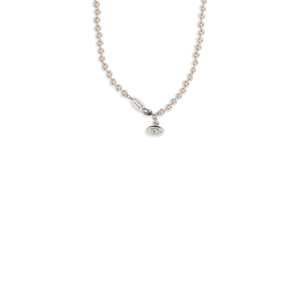 Beige Brass Necklace
