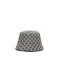 Gray Polyester Bucket Hat