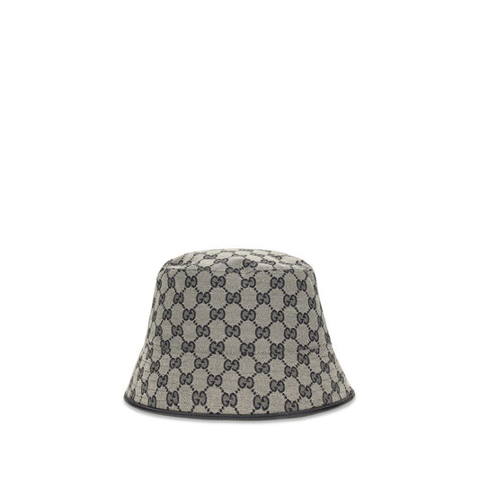 Gray Polyester Bucket Hat
