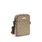 Beige Fabric Shoulder Bag