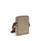 Beige Fabric Shoulder Bag