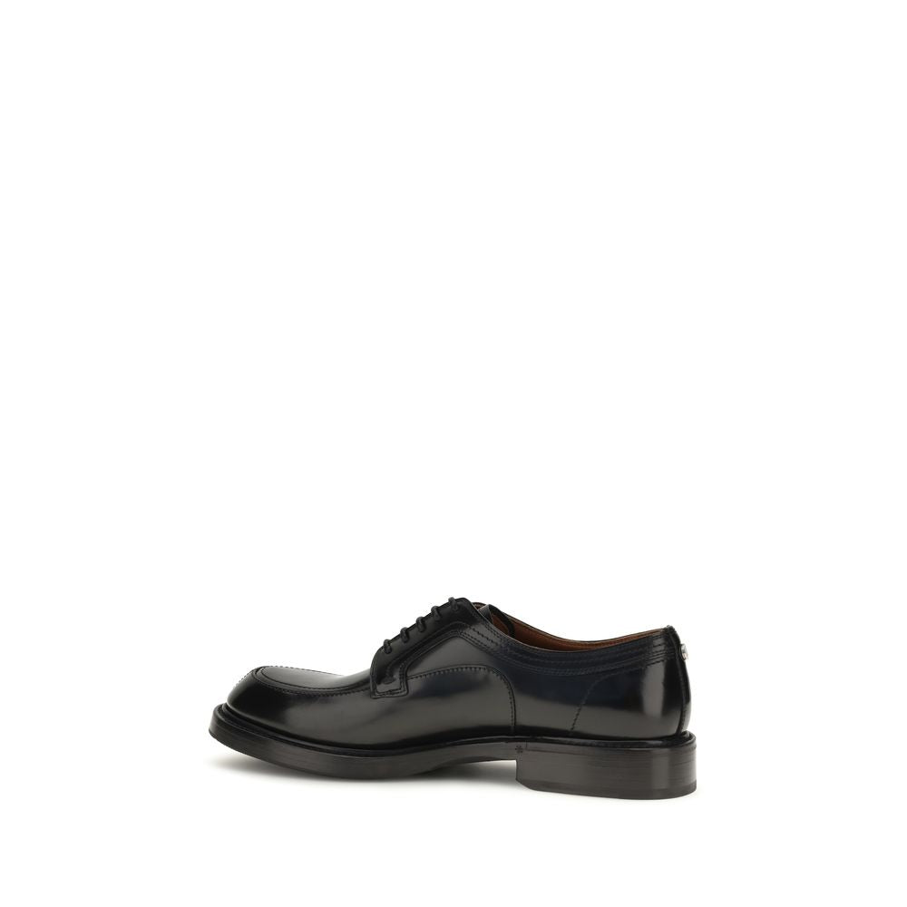 Black Calf Leather Bos Taurus Oxfords And Derbies