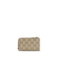 Beige Cotton Wallet