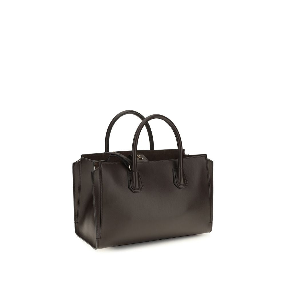 Brown Calf Leather Bos Taurus Handbag